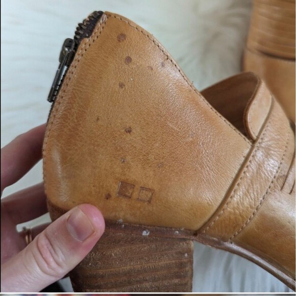 Bed Stu Women's Trough Slip-On Loafer Ankle Boots Rustic Sand tan brown size 7 - Picture 3 of 5